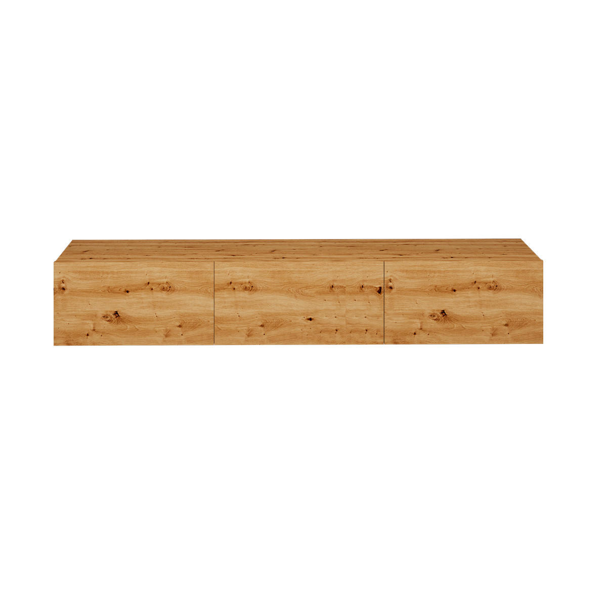TV STOLÍK Idao Svetlé drevo - hnedá, kompozitné drevo (160/35/29.6cm) - Petits-meubles