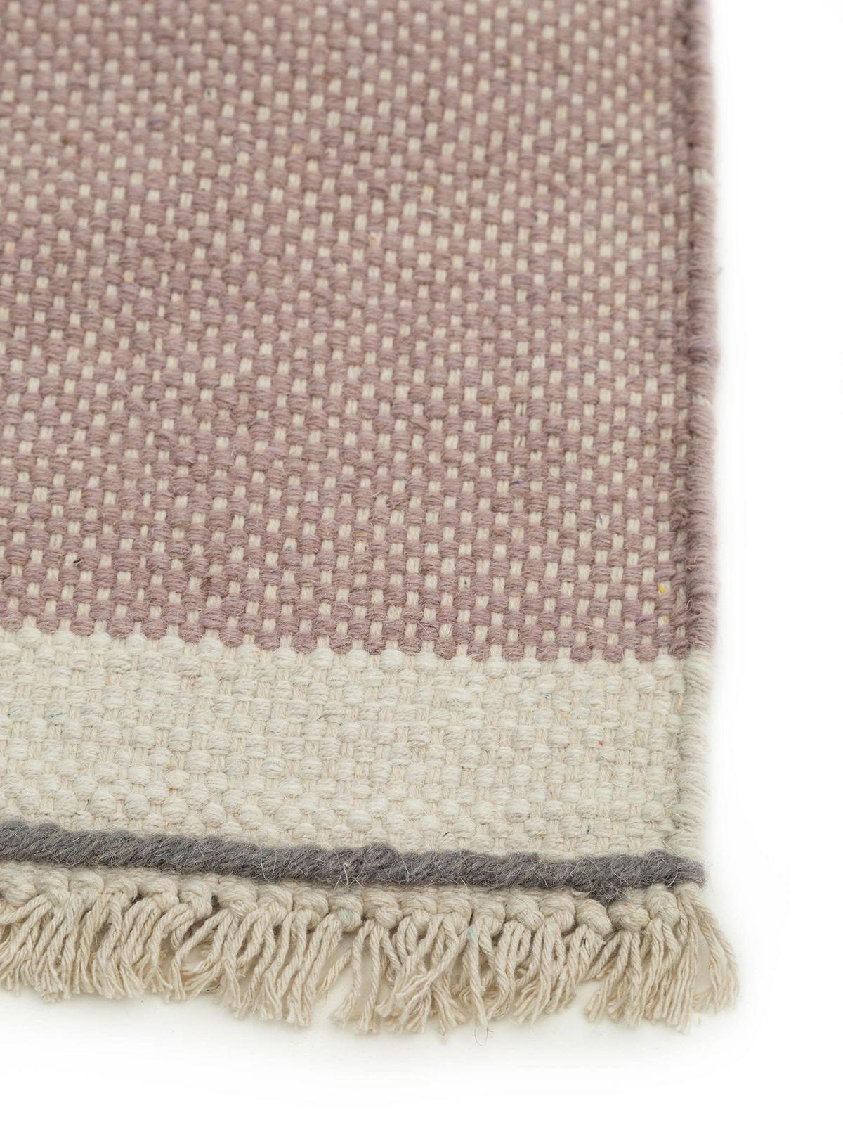 WOLLTEPPICH-LÄUFER Karla Pink 70x200 cm - Pink, Textil (70/1cm) - KUNSTLOFT