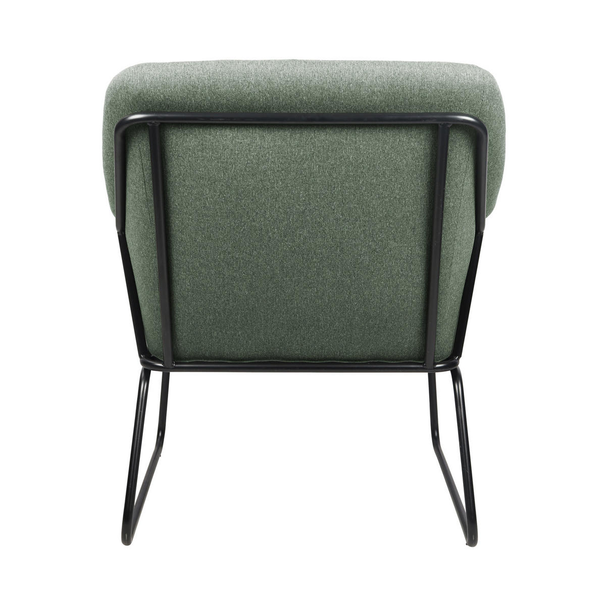 LOUNGESESSEL JOSIE Stoffbezug Grün - Schwarz/Grün, Textil (68/82/64cm) - SVITA