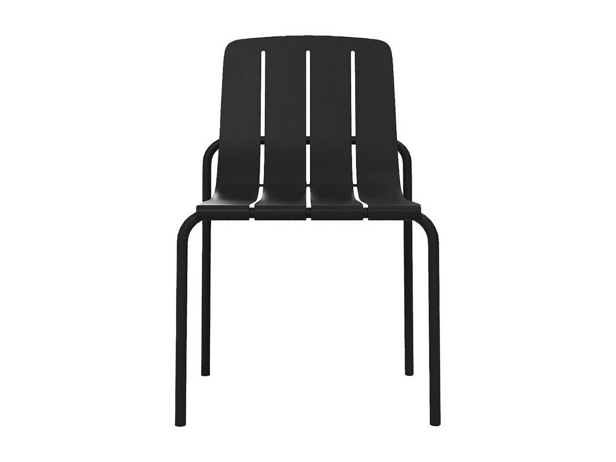 GARTENESSGRUPPE im Set - 2 Personen - Metall - Schwarz - - Schwarz, Metall - Vente-Unique