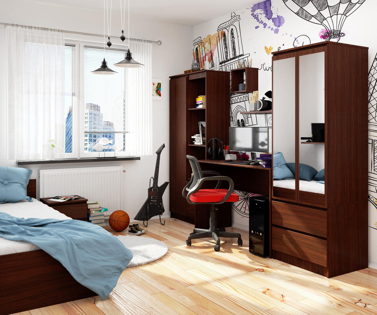 SCHREIBTISCH Wengefarben 120x50x79 cm - Wengefarben, Holzwerkstoff (50/120/79cm) - Akord