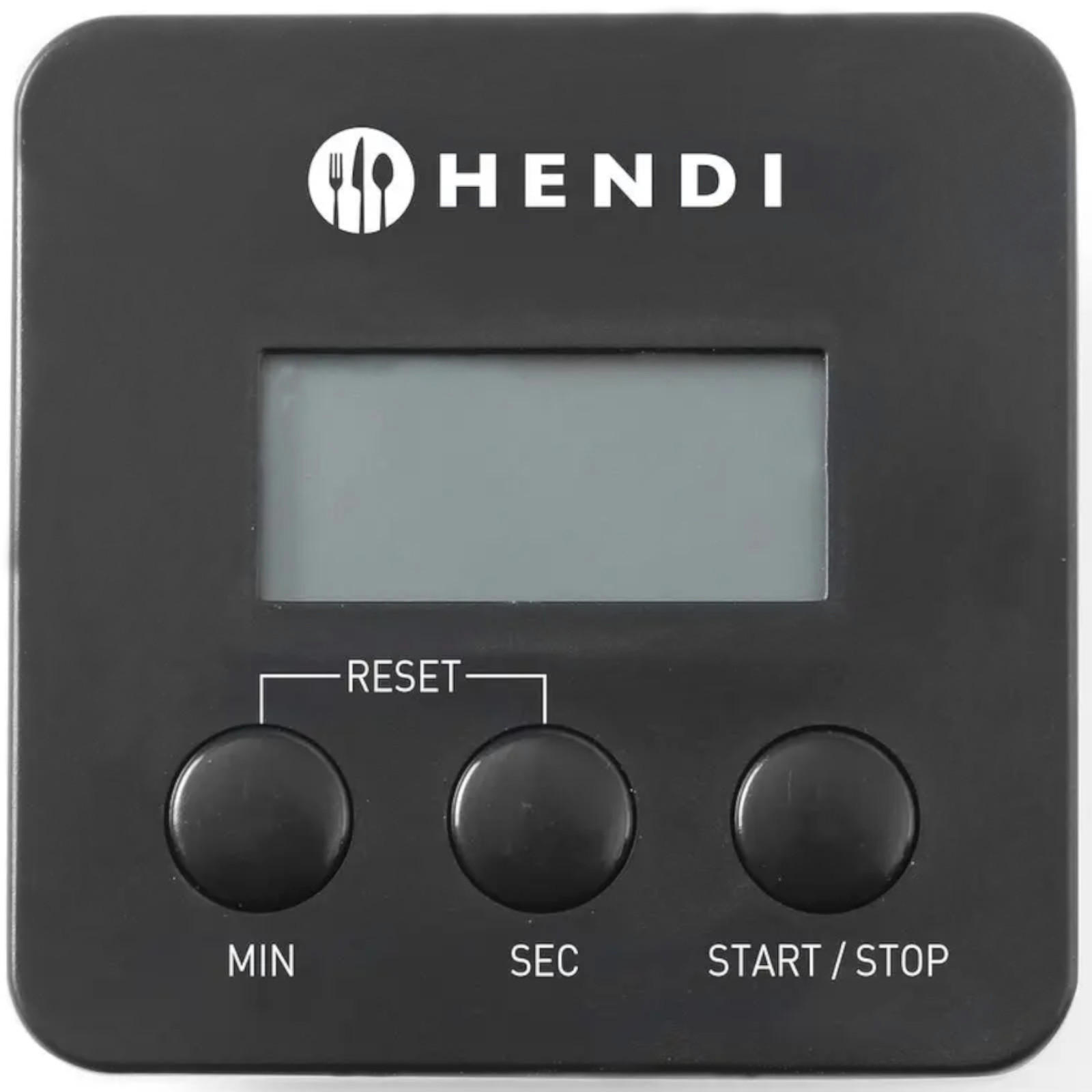 TIMER FÜR DAS KOCHEN Digitale Küchenwecker - Schwarz - Schwarz, Kunststoff (7/2/7cm) - Hendi