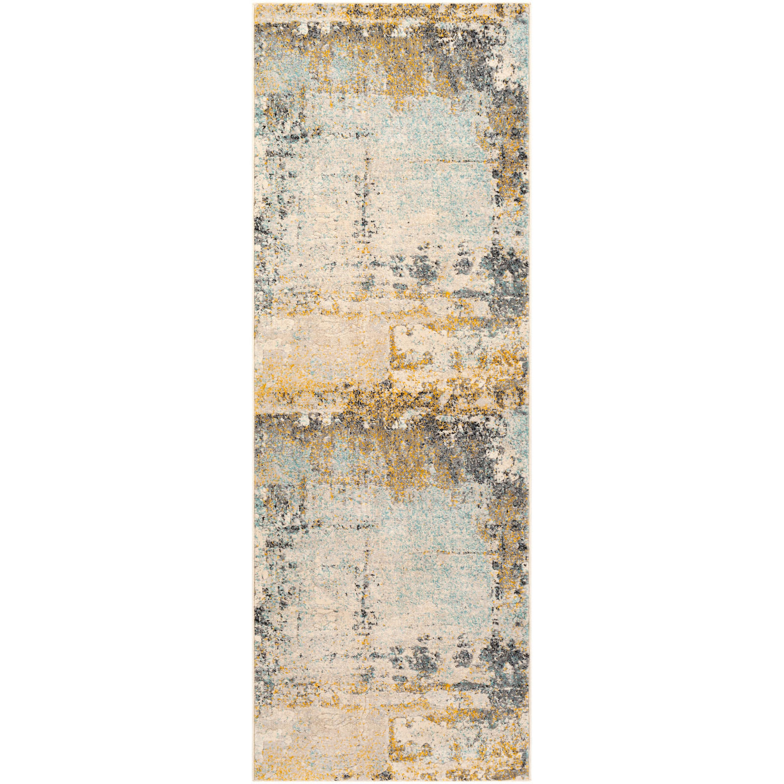 Livabliss Kurzflorteppich Dunkelgelb 80x220 cm