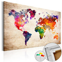PINNWANDBILDER Bunt 120/80 cm - Multicolor, Naturmaterialen/Textil (120/80cm) - KUNSTLOFT