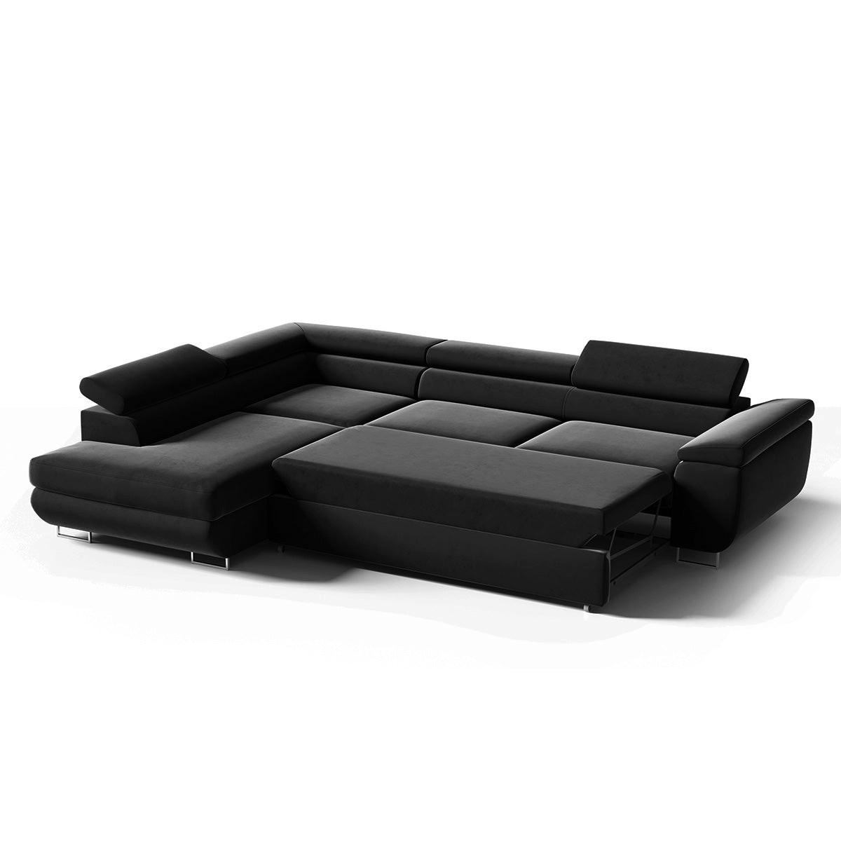 ECKSOFA Lyam 4 Sitzplätze Tannengrün - Grün, Holzwerkstoff (271/201cm) - Petits-meubles