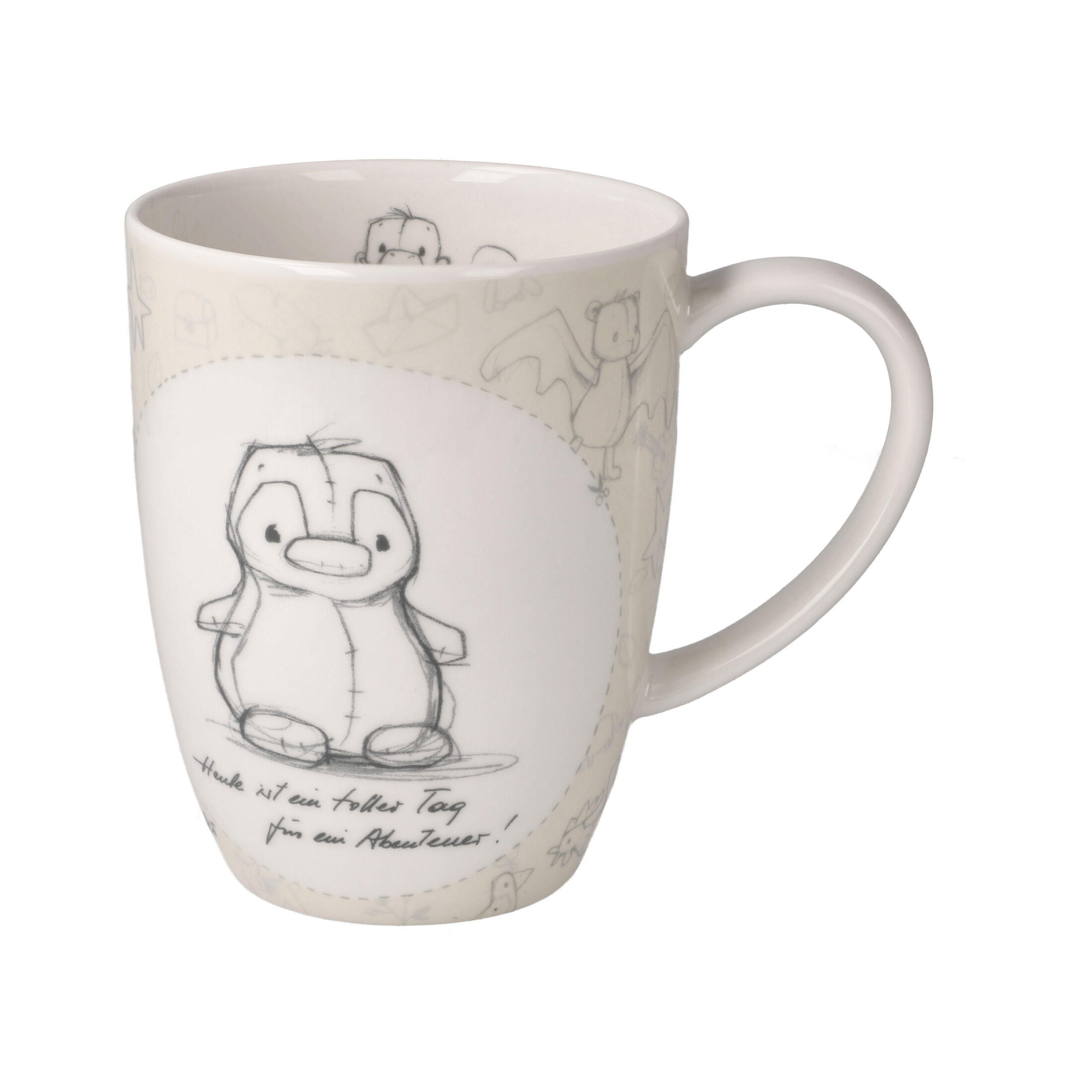 TEETASSE Anouk - Glaub an deine Träume, Fine Bone China, Beige, 0.4 L - Beige, Keramik (0.4L) - Goebel