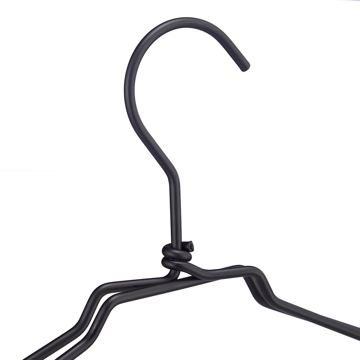 12XVEŠIAKY - čierna, kov (45/21.5/4cm) - Relaxdays