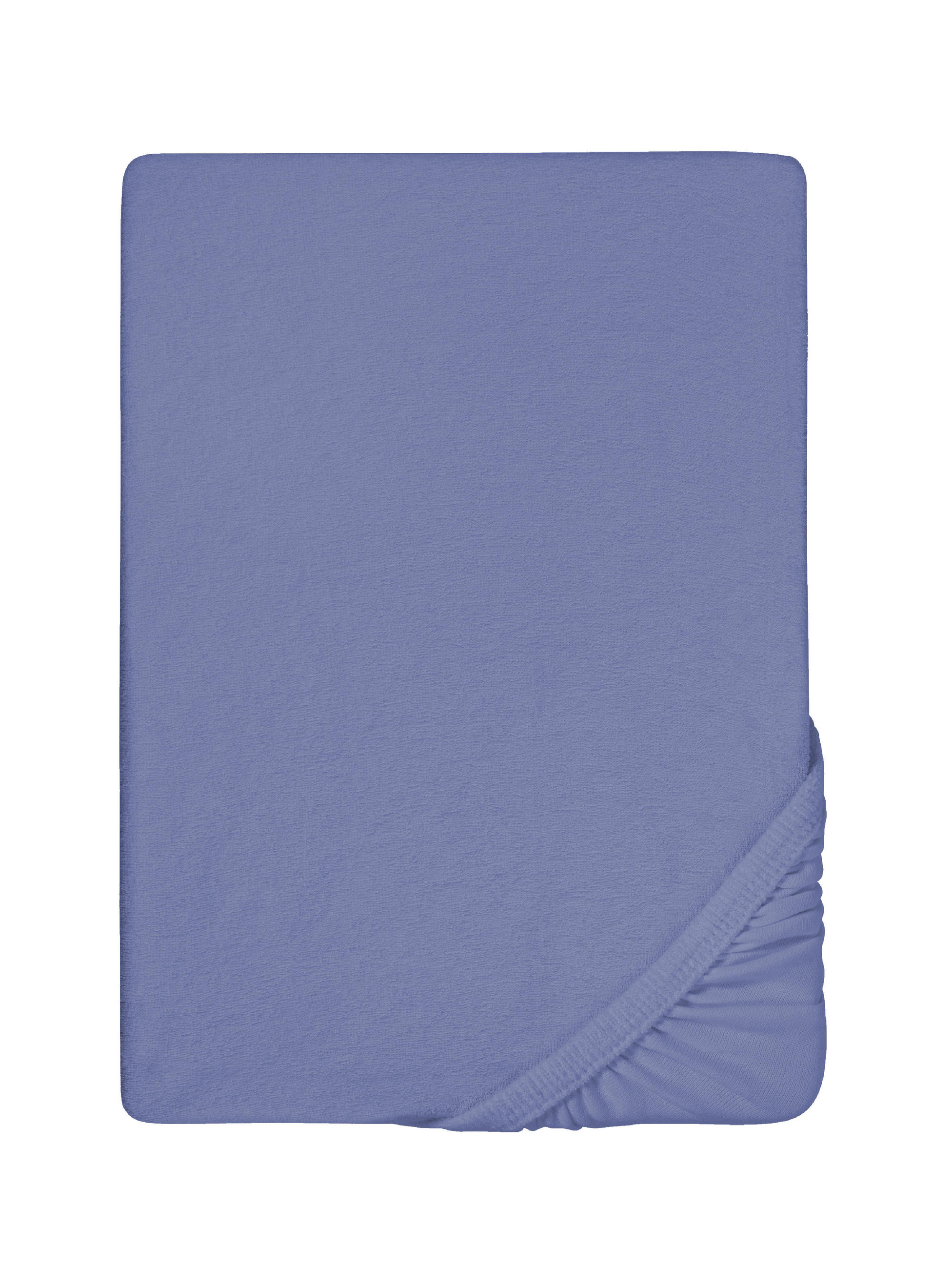 biberna Spannbetttuch Blau 160x200 cm