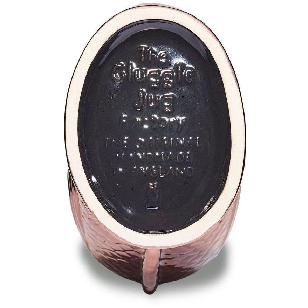 KARAFFE mit „Gluck-Gluck“-Geräusch 27,5/17/9,5 cm - Kupferfarben, Keramik (1.2L) - Gluckigluck