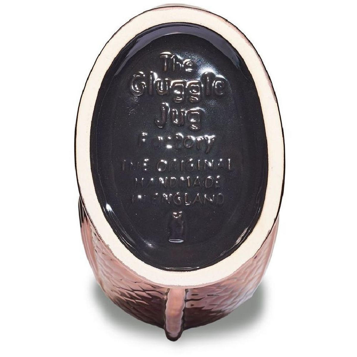 KARAFFE mit „Gluck-Gluck“-Geräusch 27,5/17/9,5 cm - Kupferfarben, Keramik (1.2L) - Gluckigluck