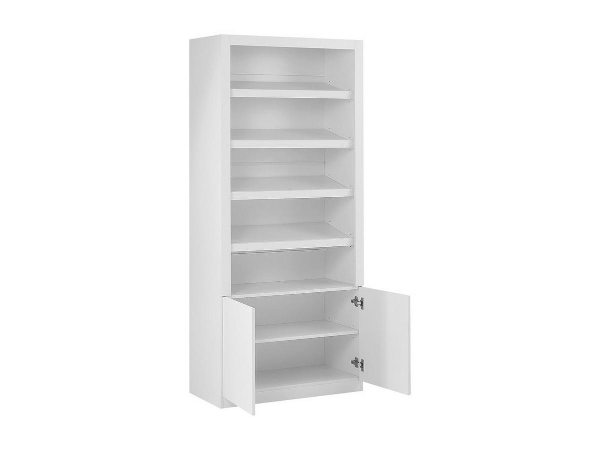 SCHUHSCHRANK - 81.7 x 30.7 - holz - weiß Dolmina - Weiß, Holz (81.7/184/30.7cm) - Vente-Unique