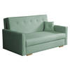 SCHLAFSOFA Viva Sonic III - Türkis/Schwarz, Holz/Textil (153/85/100cm) - MIRJAN24