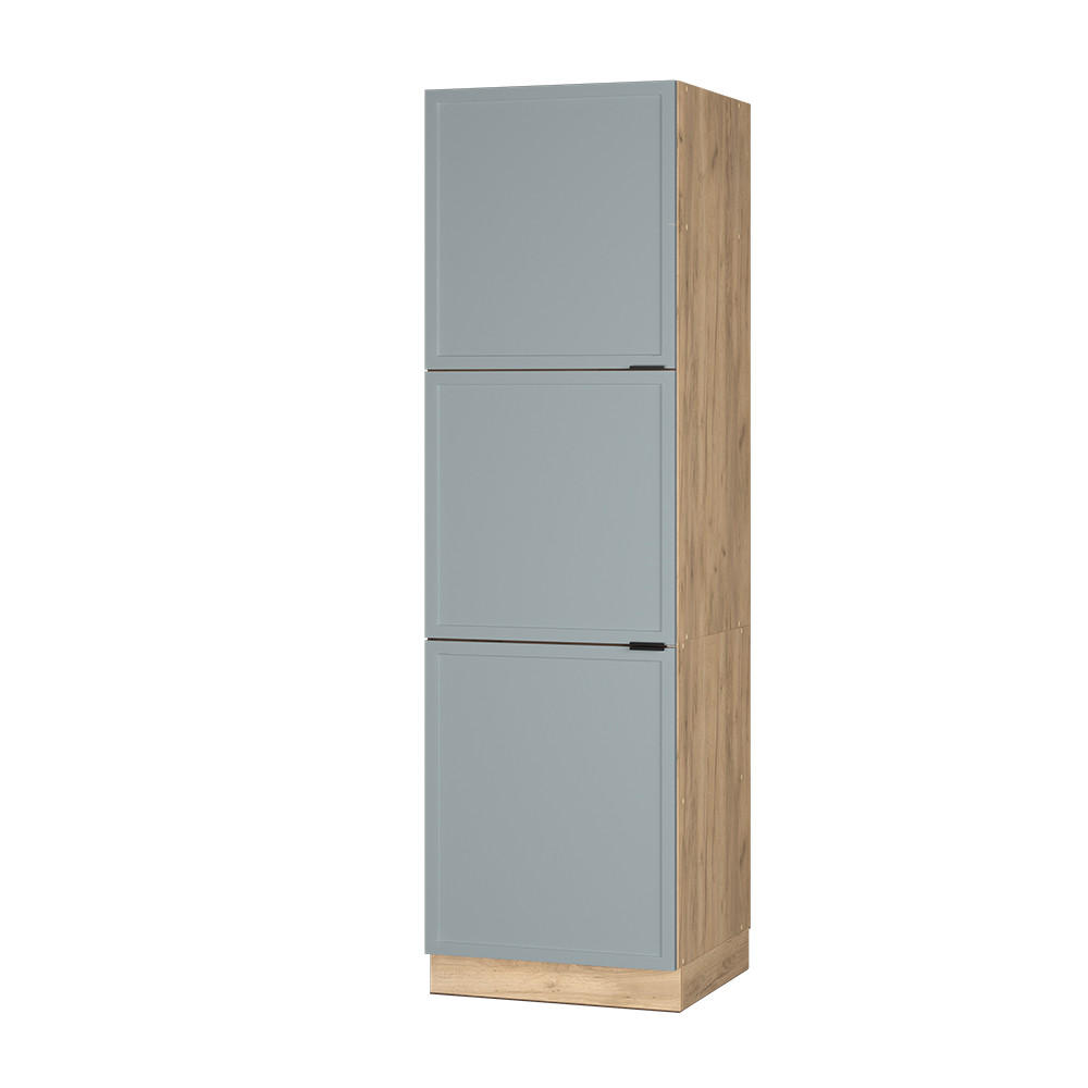 Vicco VYSOKÁ SKŘÍŇ Fame-Line, Světle modrošedá/Zlatý mocný dub, 60 cm