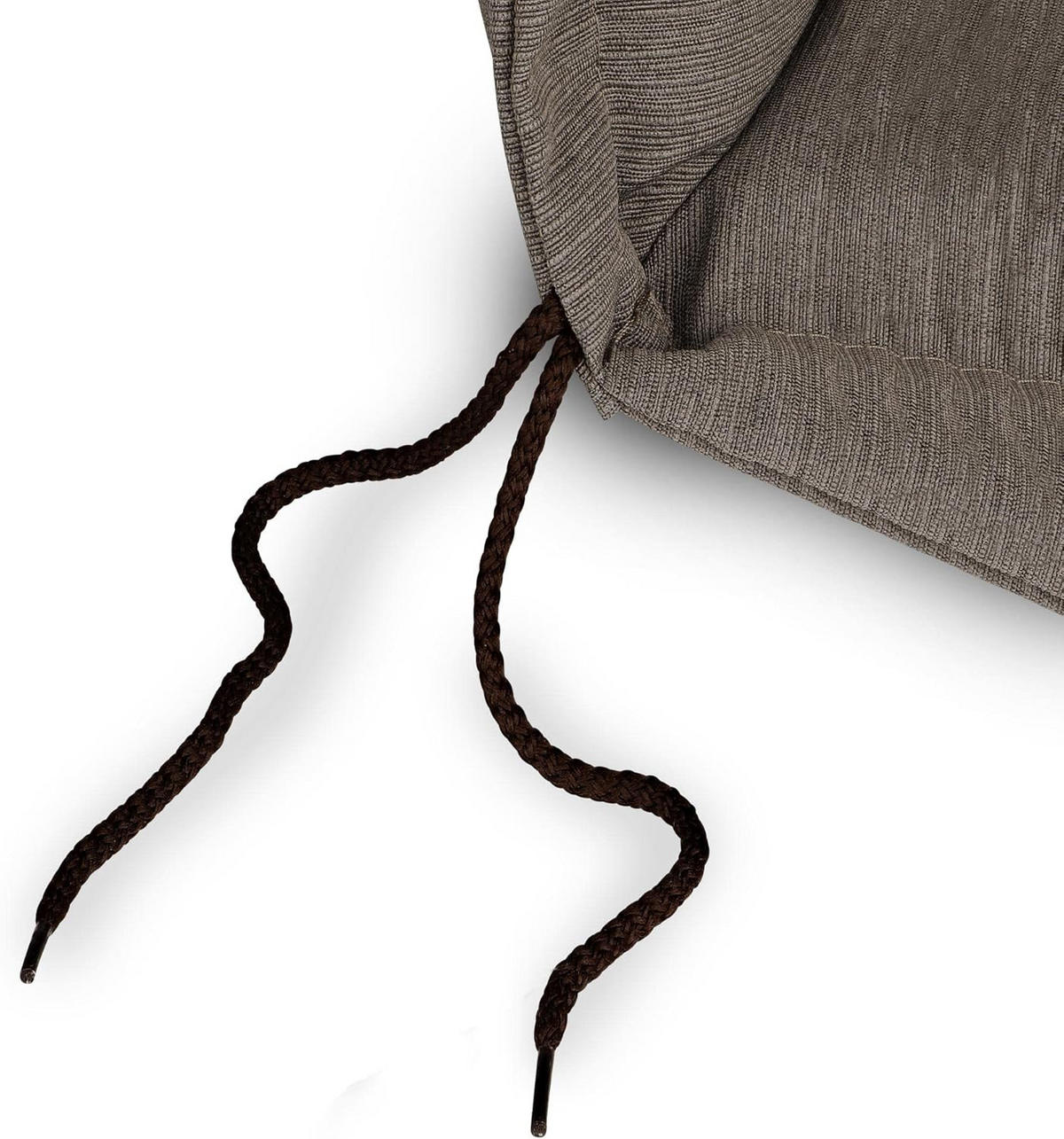 NIEDERLEHNERAUFLAGE Highlux HL 105x50x7cm Taupe (6tlg) - Taupe, Textil (50/7/105cm) - Beautissu 