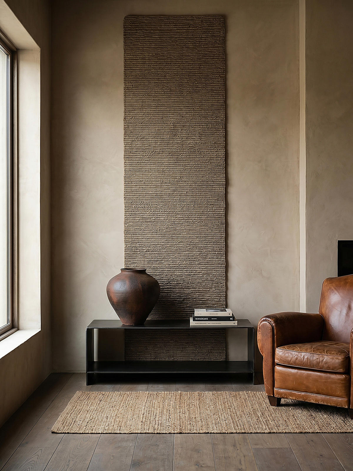 WOLLTEPPICH Boucle, Unifarben, Strapazierfähig, natürlich & pflegeleicht Erdtöne Läufer 80x230 - Grün, Textil (230/80cm) - KADIMA DESIGN