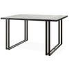 ESSTISCH Marina in Metall, 140-240/80/76 cm - Schwarz/Grau, Holzwerkstoff/Metall (80/140/76cm) - WFL GROUP