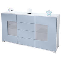 SIDEBOARD Grömitz Denim matt - Pastellblau, Holzwerkstoff (138.5/75.5/35cm) - Vladon