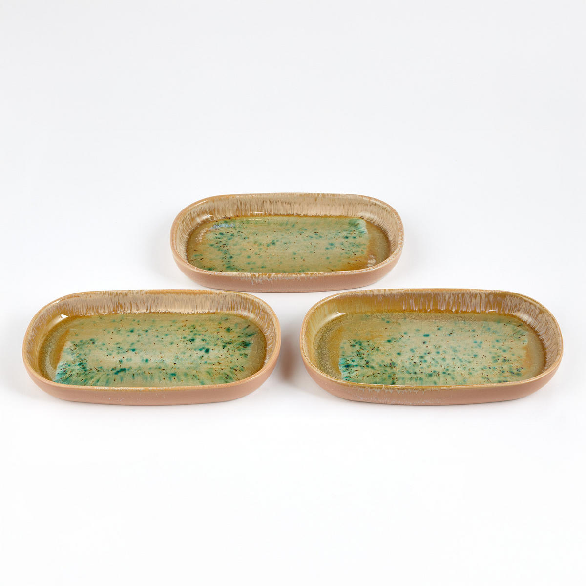 SERVIERSCHALE Sintra - Grün, Keramik (30/18/3.8cm) - Butlers