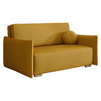 SCHLAFSOFA Viva Glov III - Gelb/Naturfarben, Holz/Textil (157/85/98cm) - MIRJAN24