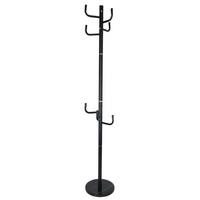 GARDEROBENSTÄNDER - Schwarz, Stein/Metall (30/176/30cm) - Relaxdays