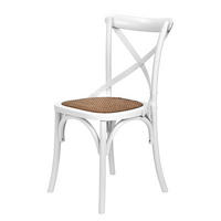 STUHL Cross Country - Weiß, Holz/Naturmaterialen (56/88/49cm) - Butlers
