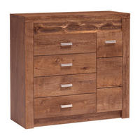 KOMMODE Indianapolis I-17 108,5 x 103,5 x 42 cm Esche hell - Braun, Holzwerkstoff/Metall (108.5/103.5/42cm) - Koseto