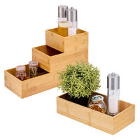 AUFBEWAHRUNGSBOXEN 4er-Set Bambus - Braun, Holz (38/7.5/15cm) - bremermann