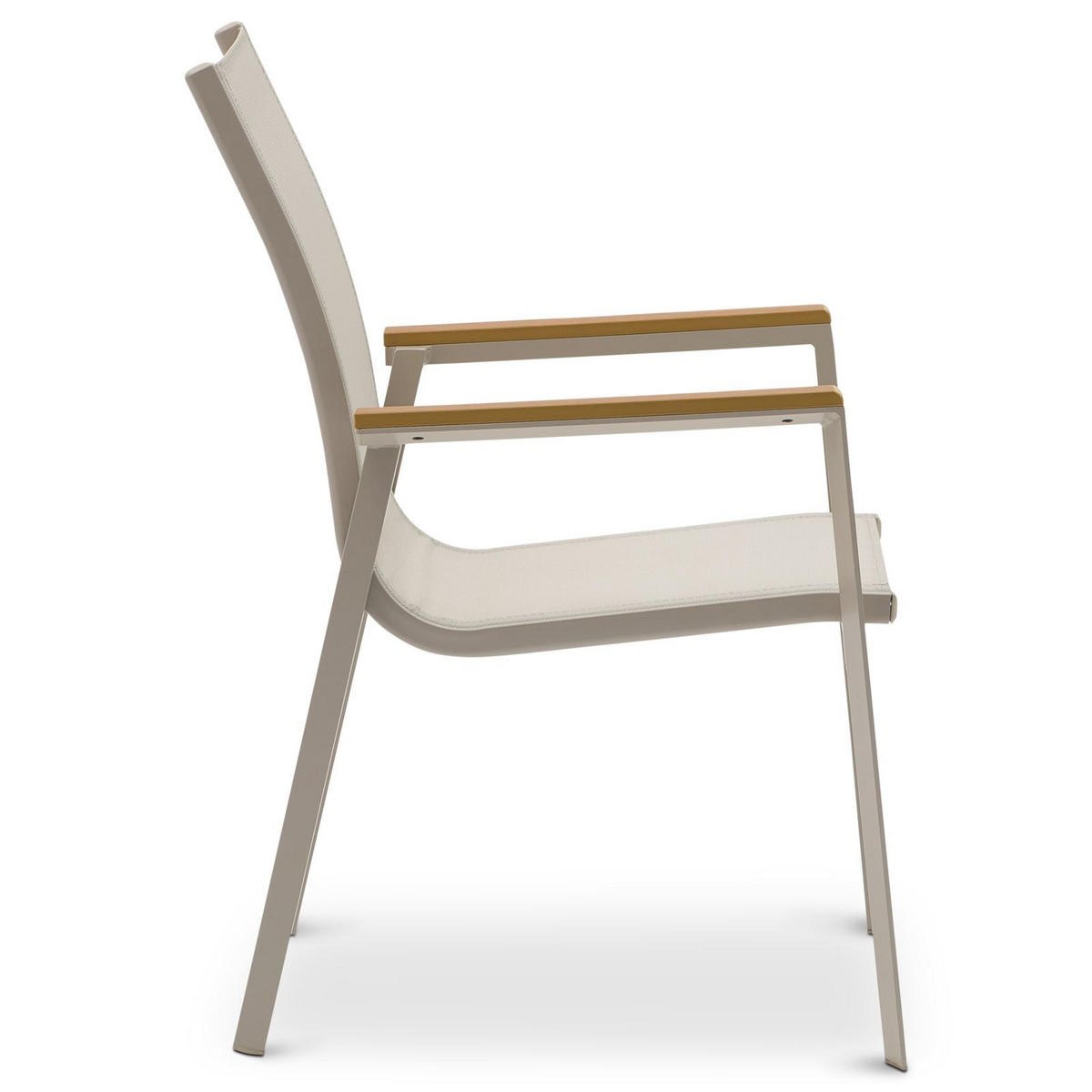 6ER-SET GARTENSTÜHLE WINDY 6ER-SET - Grau, Textil (55/91/66cm) - IDIMEX