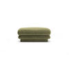 POUF Torino aus Samt hellgrün - Hellgrün, Textil (80/41/80cm) - Micadoni
