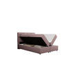 BOXBETT Reve 140 x 200 cm mit Bettkasten und Lattenrost ohne matratze - rosa - Rot, Holz (140/206cm) - Panda Möbel