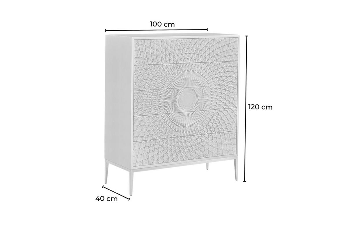 HIGHBOARD LAGO Grün Holz - Goldfarben/Grün, Holz/Holzwerkstoff (100/120/40cm) - KAWOLA