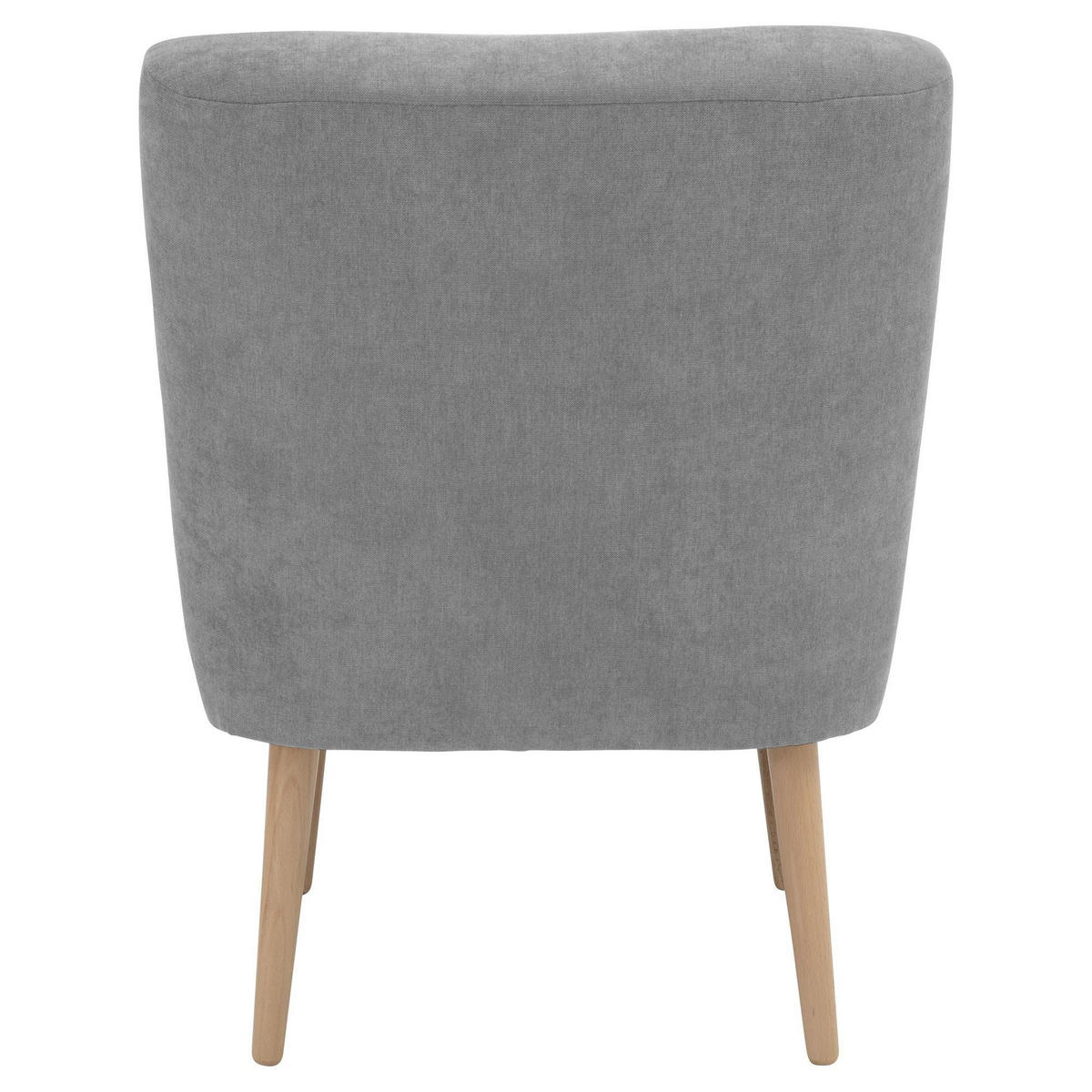 SESSEL Kamle Bezug Flachgewebe Buche natur / hellgrau - Grau, Kunststoff (68/78/58cm) - 58aufmkessel