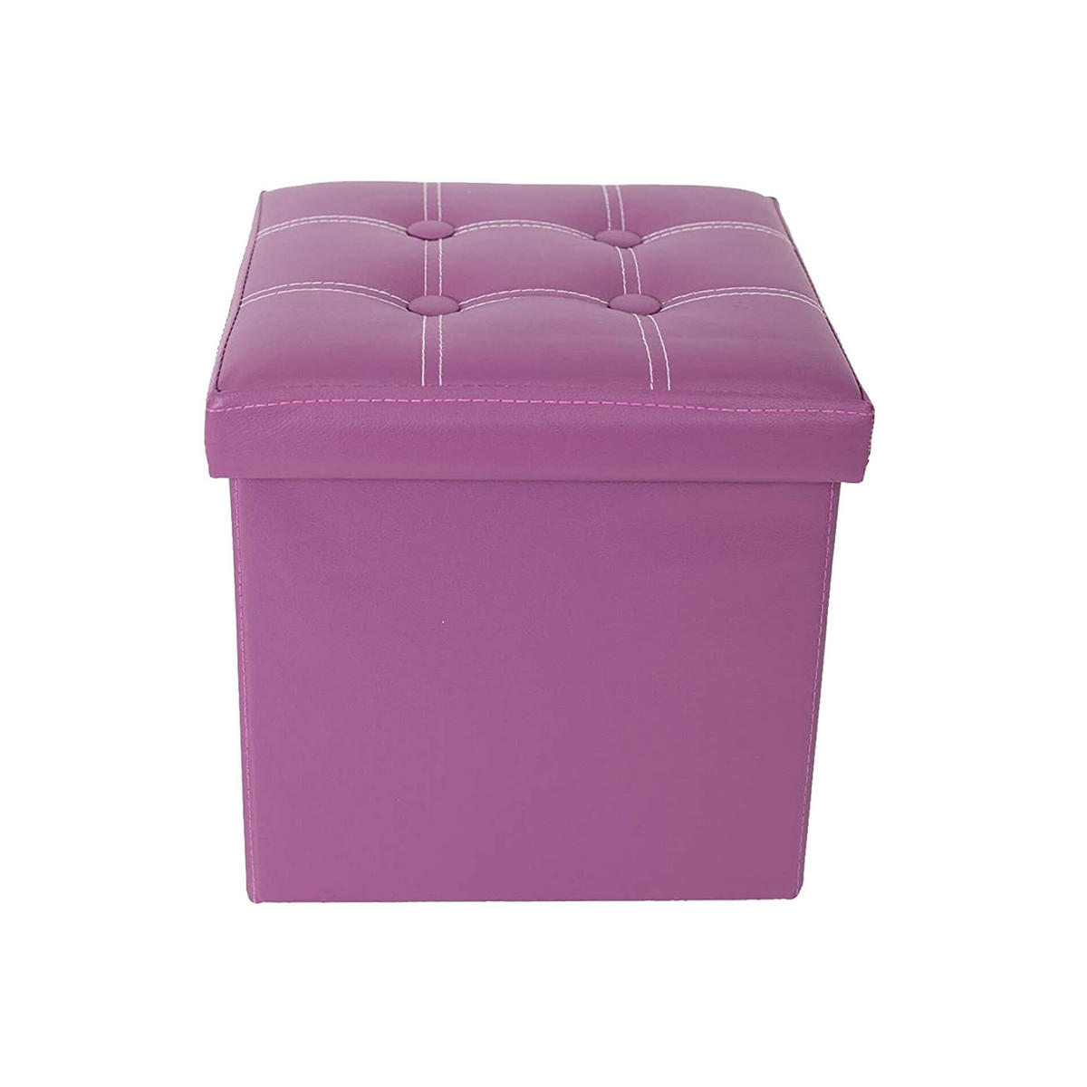 FUSSHOCKER Lila 30/30/31 cm - Lila, Textil (30/31/30cm) - Mobili Rebecca