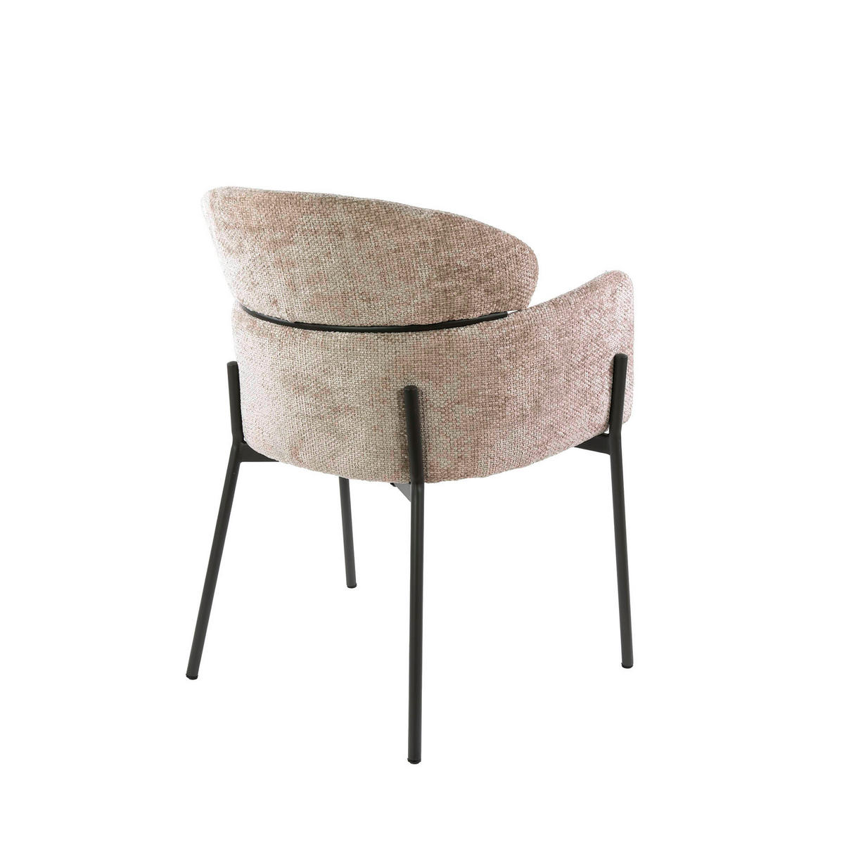 SESSEL Curva - Beige - 61/62/80 cm - 2er-Set - Beige, Textil (62/80/61cm) - Hoyz Collection