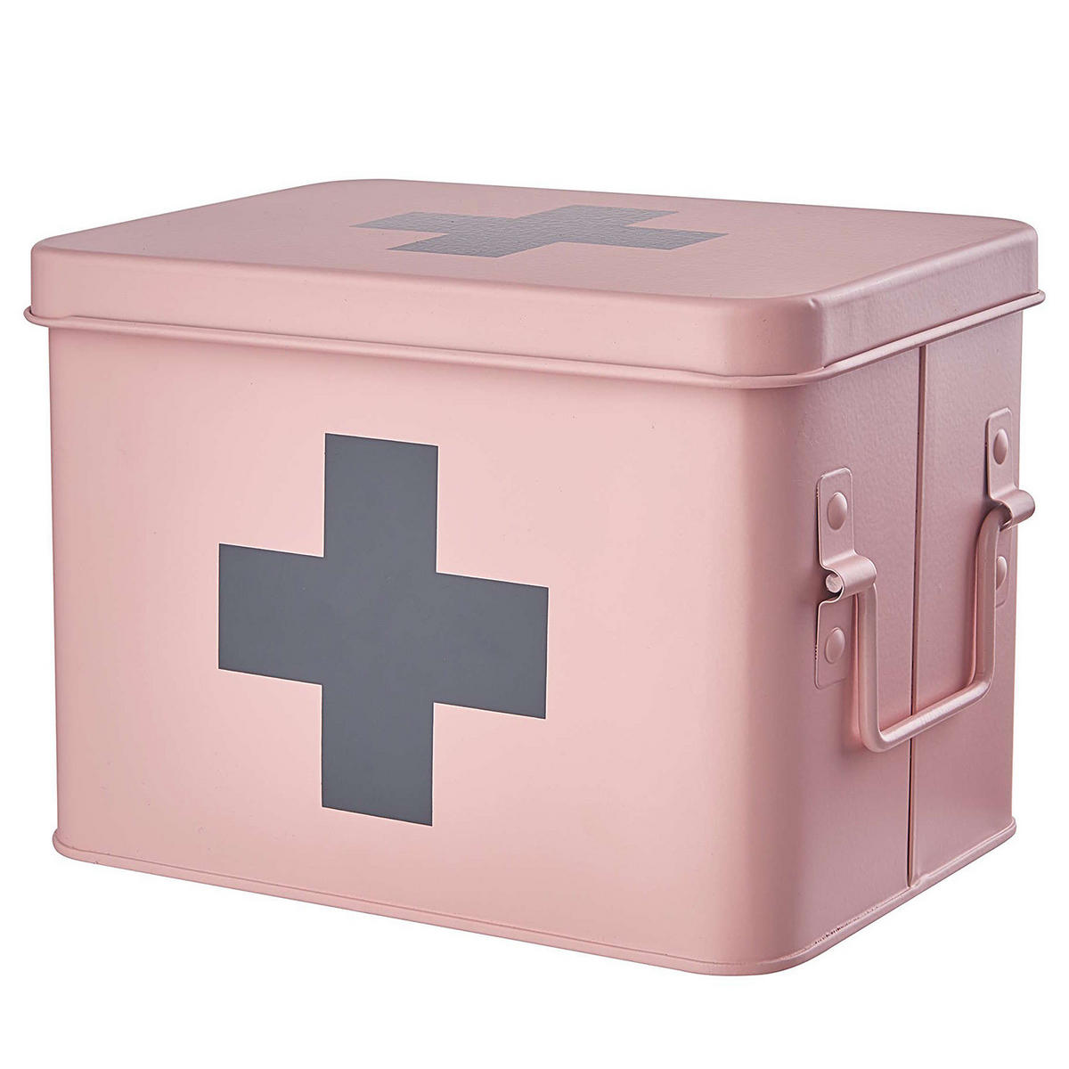 MEDIKAMENTENBOX Medic - Rosa, Metall (22/16/16cm) - Butlers