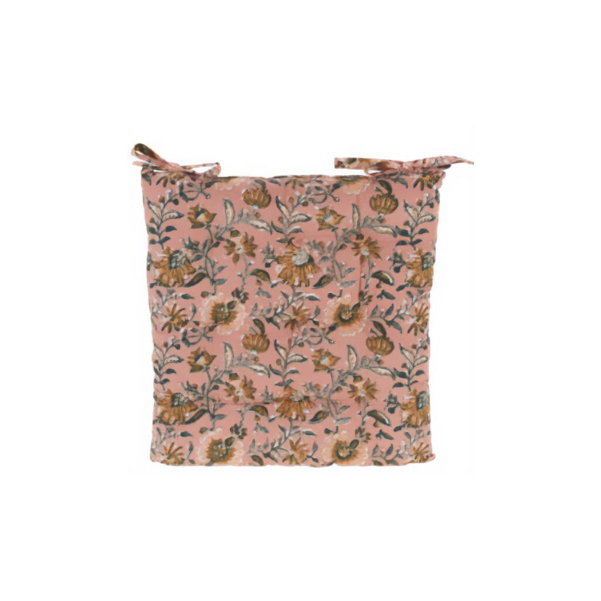 STUHLKISSEN Blumenmuster Muster 3 40/40/5,5 cm - Rosa, Naturmaterialien (40/40/5.5cm) - Home Styling Collection