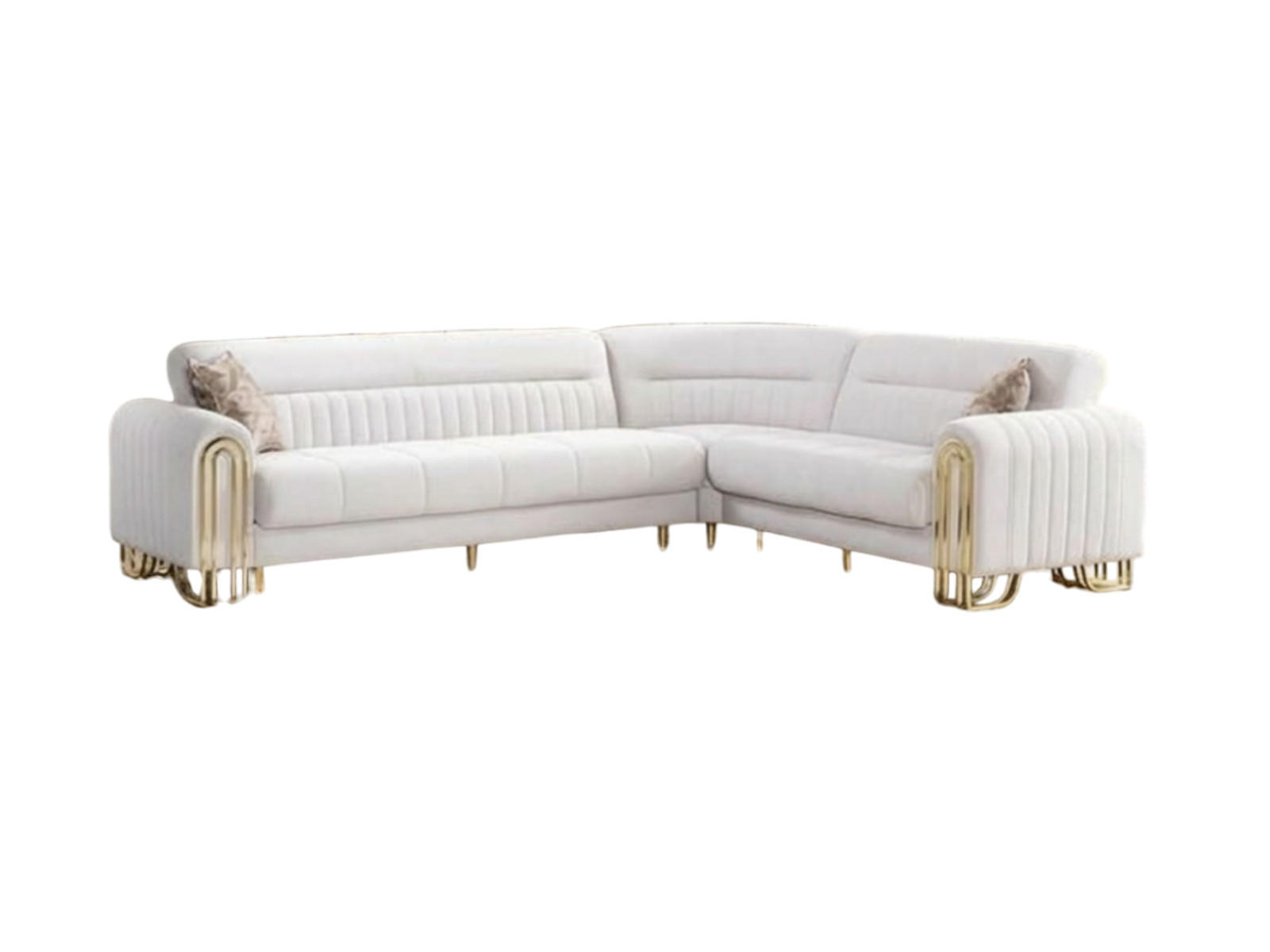XXXLutz Eckschlafsofa Creme 310x245 cm