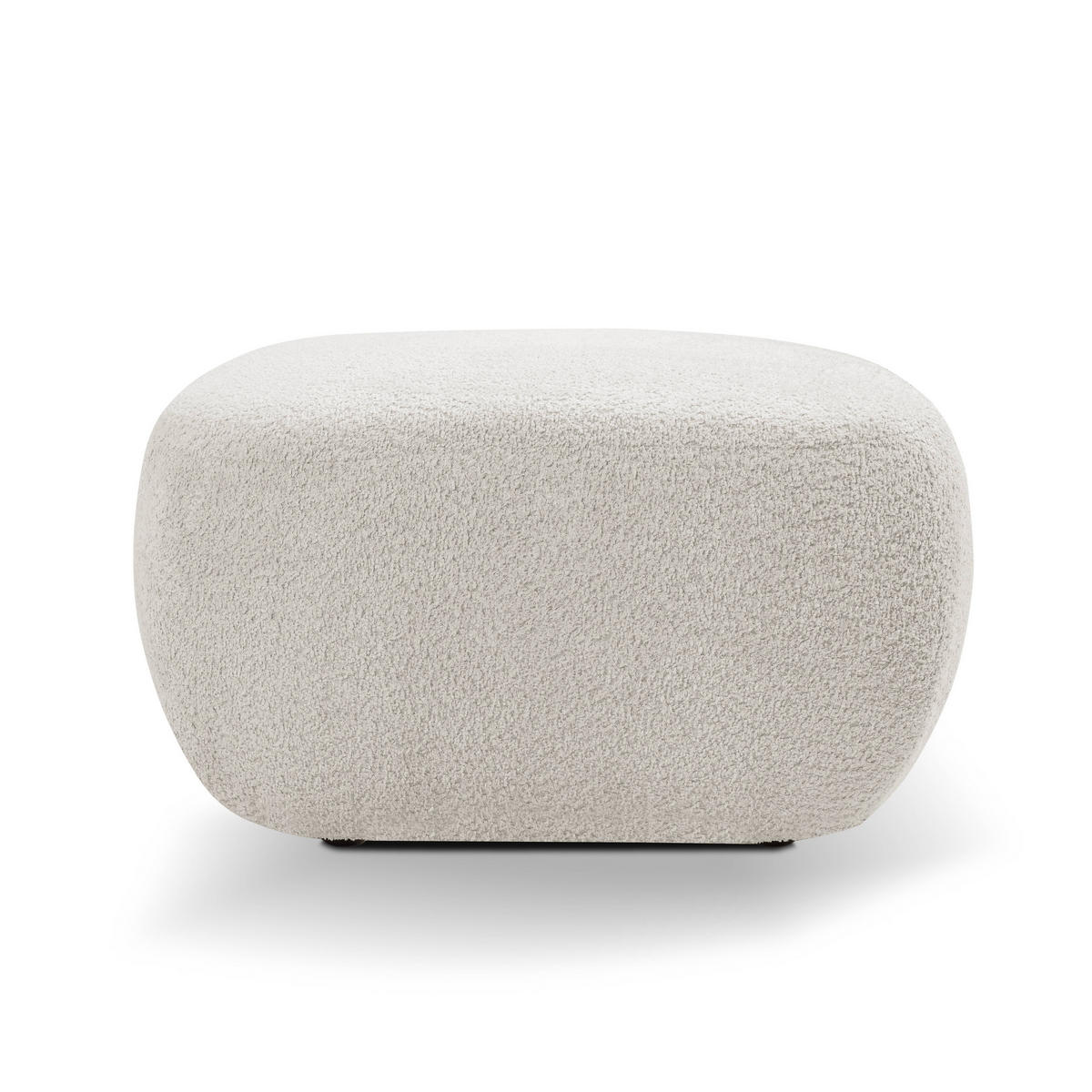 POLSTERHOCKER AMICO Modern Sitzhocker, Fußhocker Hellgrau - Hellgrau, Holzwerkstoff/Kunststoff (75/39/75cm) - MASSENO