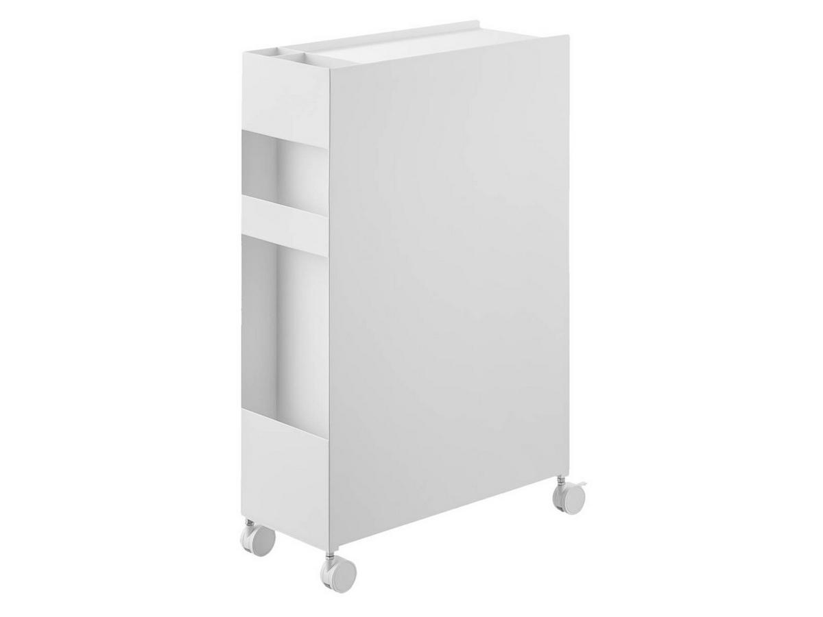 AUFBEWAHRUNGSREGAL Tower weiß 17/58/43 cm - Weiß, Metall (17/58/43cm) - Yamazaki