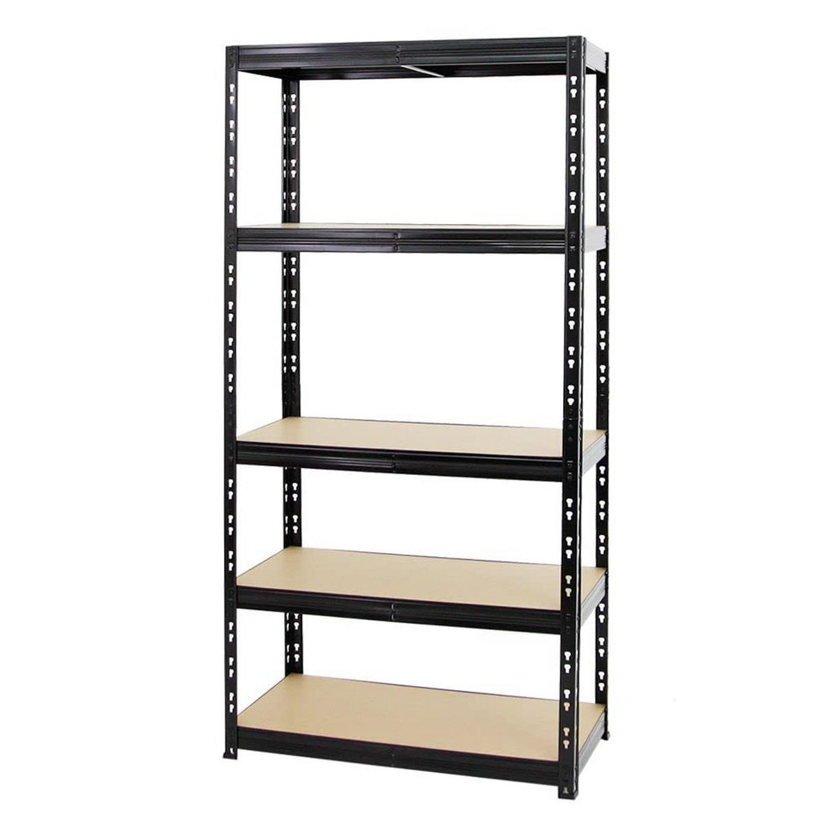 ECKREGAL Tiger 2er-Set mit Schwerlastregal 180x90x45 cm Fachlast 175 + 265 kg Schwarz - Schwarz, Metall (90/180/45cm) - PROREGAL