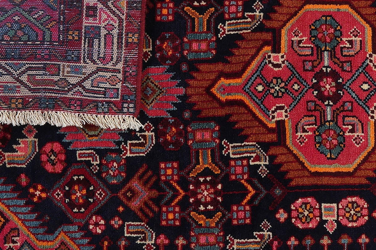 ORIENTTEPPICH handgeknüpft Assadabad Blau 171/97 cm Schurwolle - Blau, Textil (97/171cm) - Looma