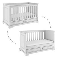 GITTERBETT 70/140 Weiß - Weiß, Holzwerkstoff (70/140cm) - Petits-meubles