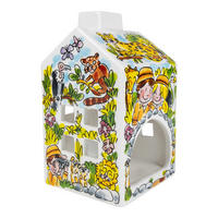 TEELICHTHALTER Beekse Bergen in Bunt - 14,5cm - Multicolor, Keramik (8.5/14.5/8.3cm) - Blond Amsterdam