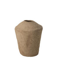 VASE CHAD - Papier - Braun - 58 cm hoch - Braun, Papier (58cm) - J-Line