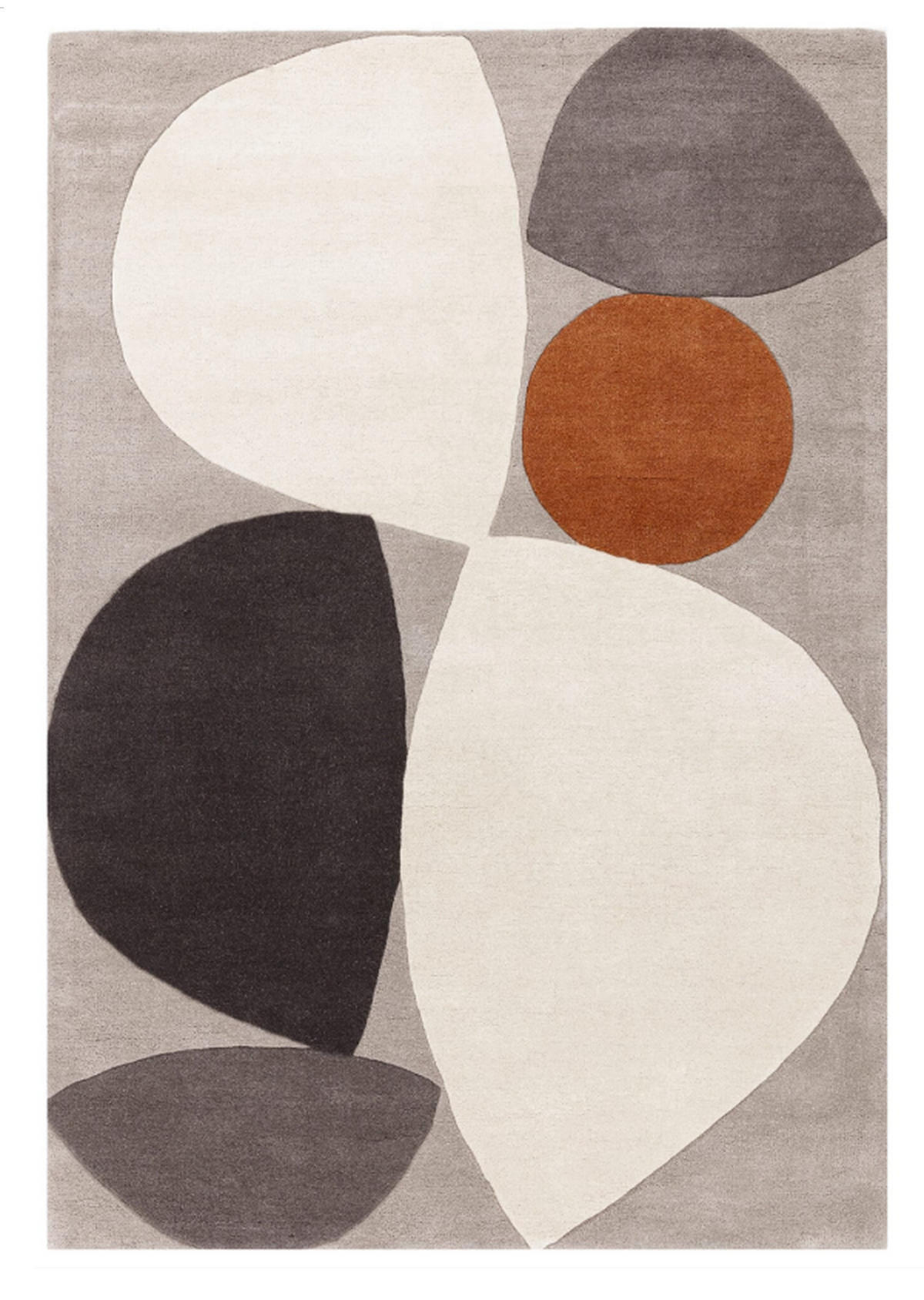 TEPPICH handgetuftet HORIZON Orange 120 x 170 cm - Orange, Naturmaterialien (120/170cm) - Novatrend