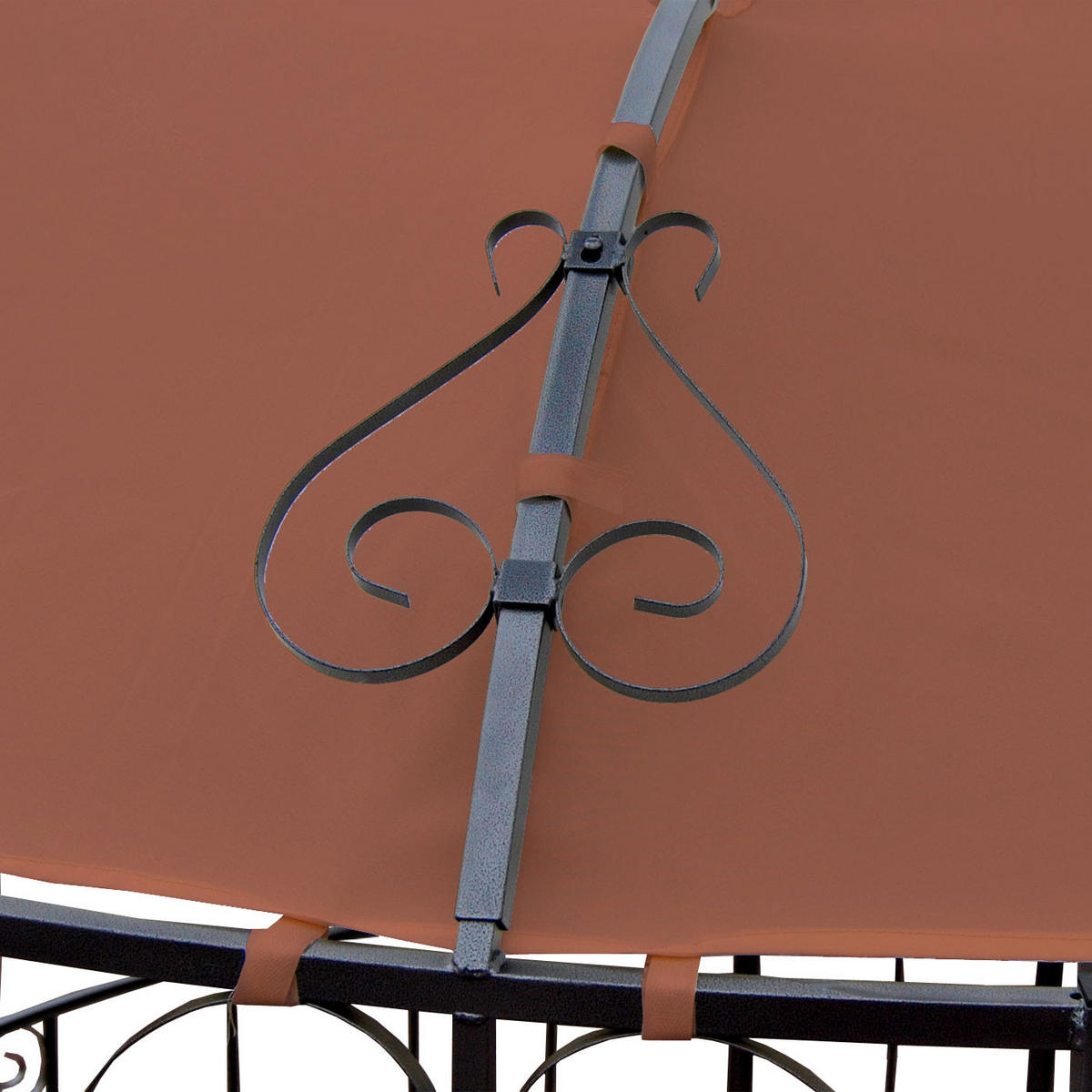 PERGOLA CABRERA Orange, Braun - Orange/Braun, Metall (296/330/293cm) - MCW