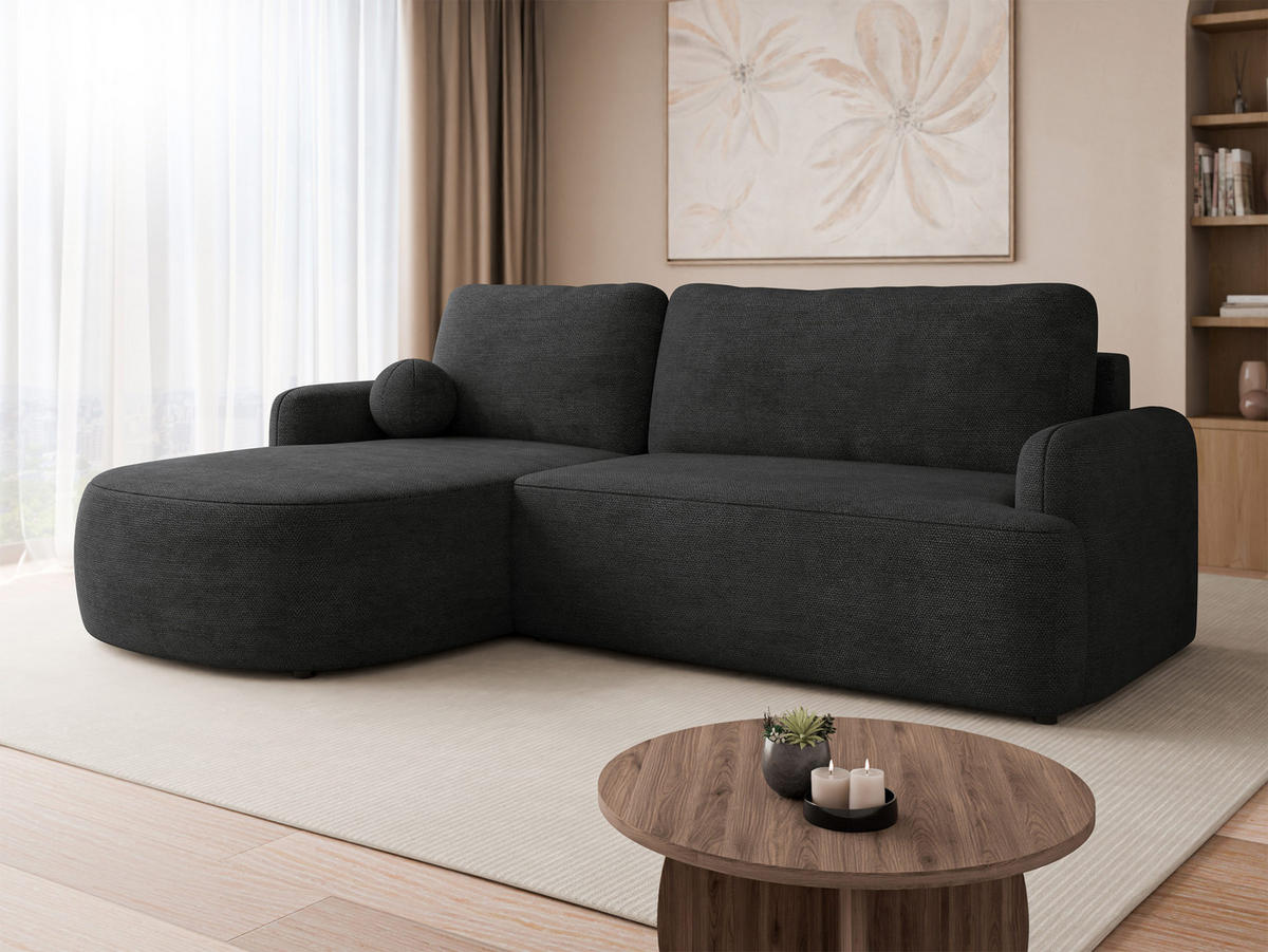 COLTAR Loridu, Stanga - antracit/negru, material plastic/material textil (250/174cm) - MIRJAN24