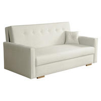 SCHLAFSOFA Viva Sonic IV - Schwarz/Naturfarben, Holz/Textil (173/85/100cm) - MIRJAN24