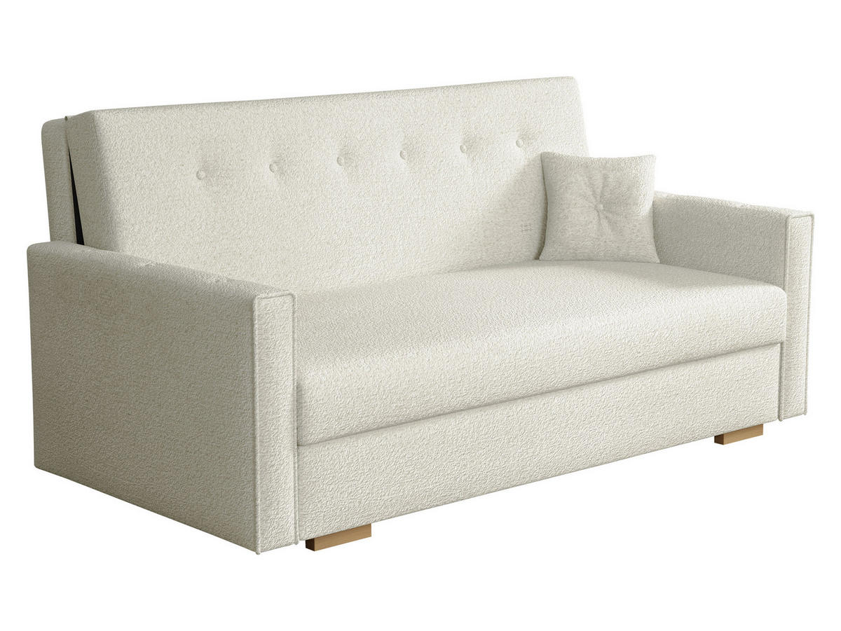 SCHLAFSOFA Viva Sonic IV - Schwarz/Naturfarben, Holz/Textil (173/85/100cm) - MIRJAN24