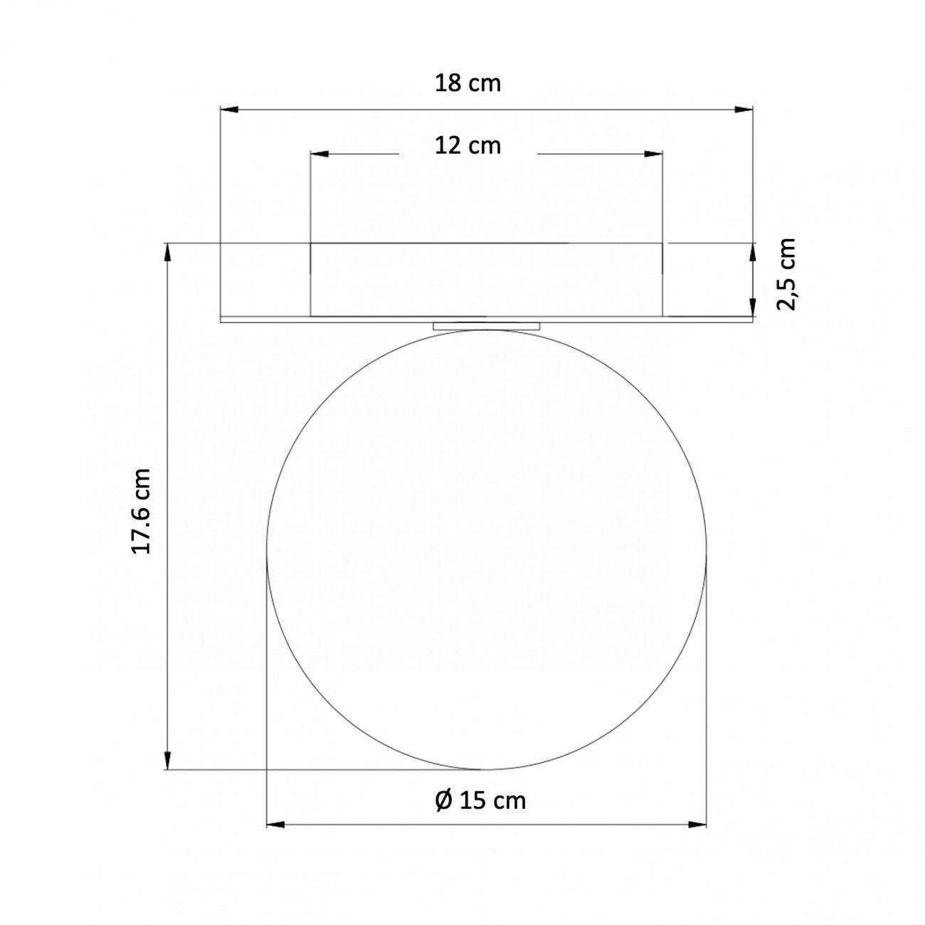 WANDLEUCHTE Fonzo, Messing und Weiß, 18cm - Messingfarben, Glas (15/17.5/18cm) - KOSILUM